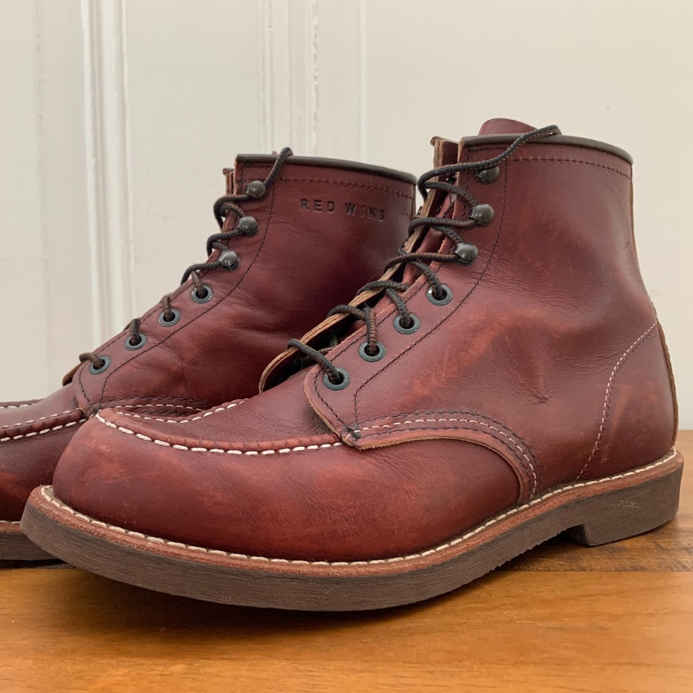 Red Wing Heritage 213 6-Inch Moc Toe Oxblood
